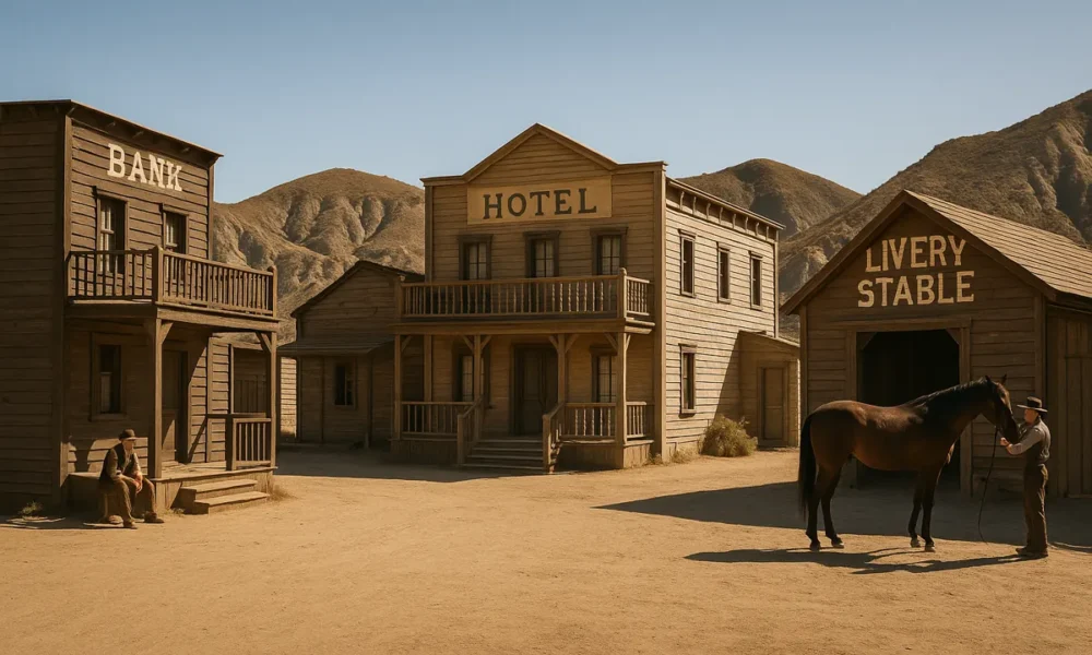 Western Film Set