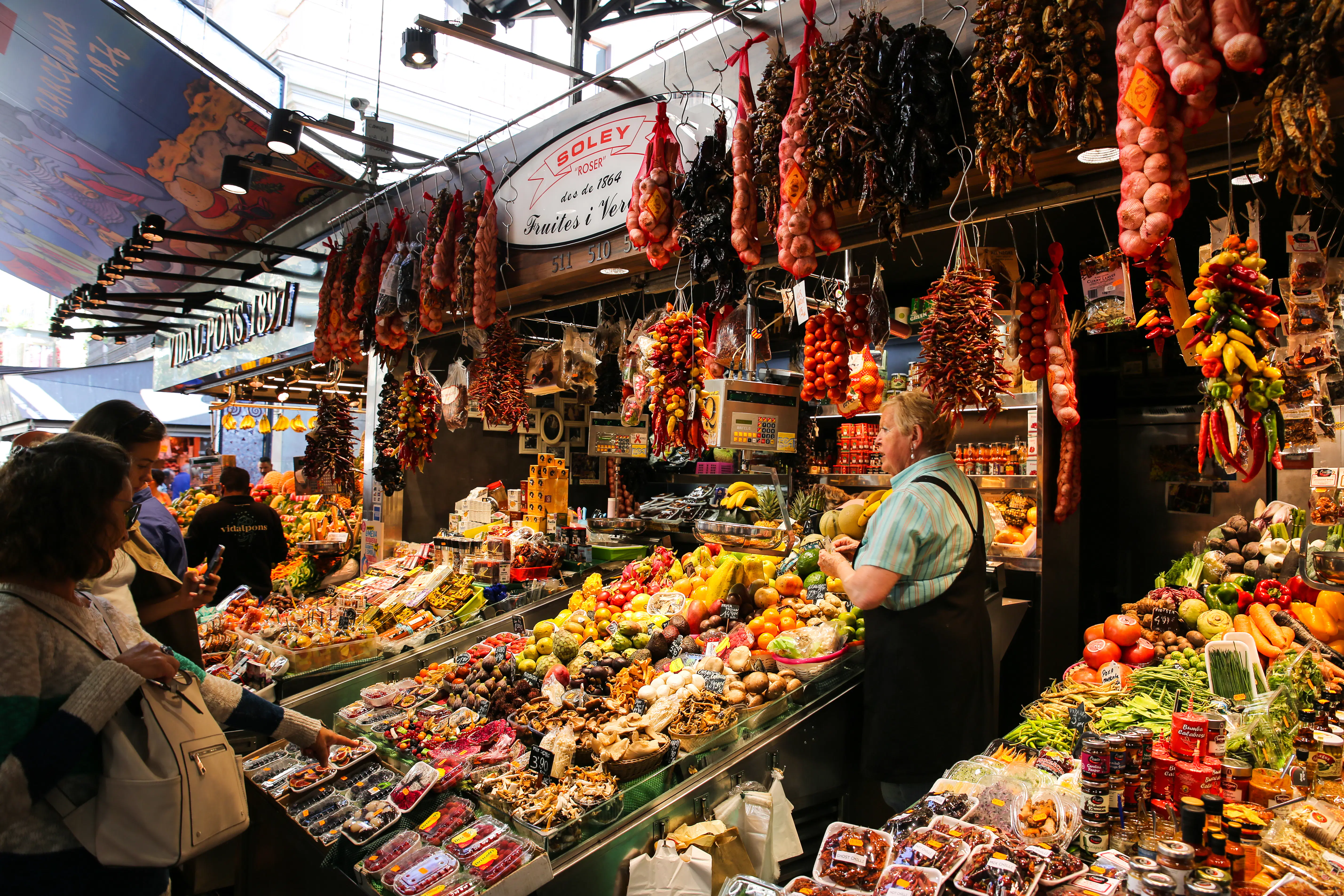 La Boqueria Stalls