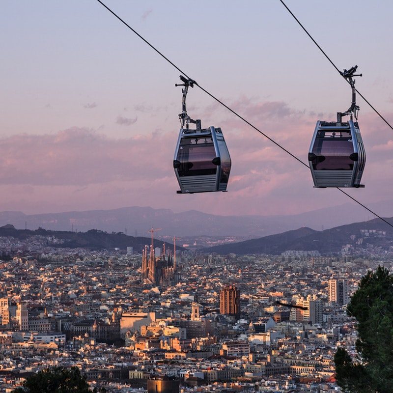 Montjuic Castle Cable Car Overview